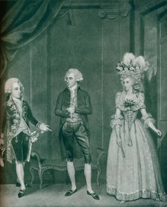 Hon Rd Edgcumbe ، اللورد ويليام راسل ، السيدة كارولين سبنسر ، 1788 ، 1909 بواسطة جيمس روبرتس