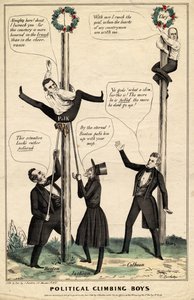 صبيان التسلق السياسي ، نشره J Baillie ، H Bucholzer ، نيويورك ، 1844 بواسطة جيمس بيلي