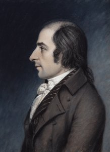 ألبرت جالاتين ، حوالي عام 1797 (باستيل على ورق رمادي) بواسطة جيمس شارلز