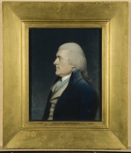 Thomas Jefferson, c.1797 (pastel on grey paper) بواسطة جيمس شارلز