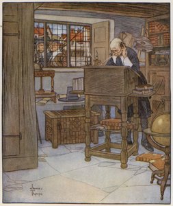 رسم توضيحي لـ The Compleat Angler بواسطة إيزاك والتون