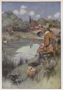 رسم توضيحي لفيلم The Compleat Angler لإيزاك والتون