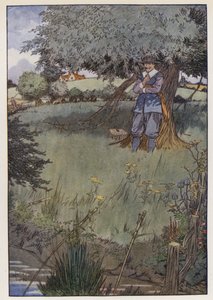 رسم توضيحي لـ The Compleat Angler بواسطة إيزاك والتون