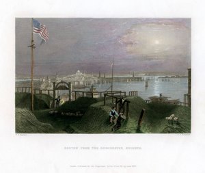 بوسطن كما تُرى من مرتفعات دورشيستر ، الولايات المتحدة الأمريكية ، 1838.
