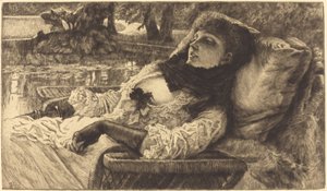 سهرة صيفية Soiree d'ete ، 1882. بواسطة جيمس تيسو