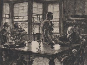 مثل الابن الضال: الرحيل رقم 1 ، 1882. بواسطة جيمس تيسو