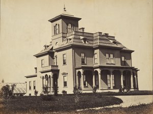 البيت الفيكتوري ، كاليفورنيا. 1860. بواسطة جيمس والاس بلاك