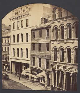 شارع واشنطن ، بوسطن ، كاليفورنيا. 1860. بواسطة جيمس والاس بلاك