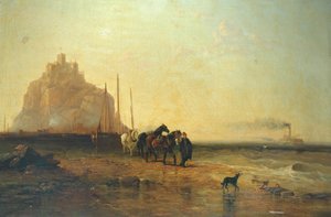 مساء قبالة جبل سانت مايكلز ، 1855 بواسطة جيمس ويب