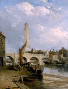"جسر كيو القديم" ، c1880 بواسطة جيمس ويب