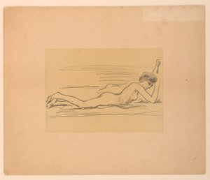رسم أنثى عارية