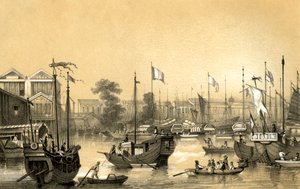 المصانع الإنجليزية في كانتون ، 1847