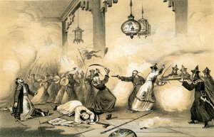 الإمبراطور الحالي للصين عندما كان شابًا ينقذ حياة آبائه ... ، c1796-1804 ، 1847.