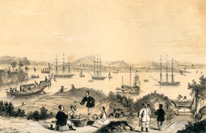 وامبوا بالقرب من كانتون ، مرسى الشحن الأوروبي ، 1847