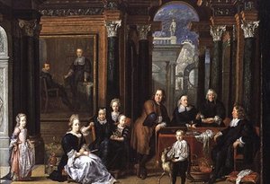 صورة عائلة فاي ضربي ، 1693 بواسطة جان أنتوني كوكسي