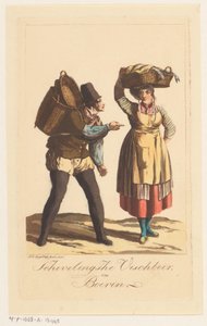 أنواع الصيادين Scheveningen Scheveningen Visch Boer و Boerin (العنوان على الكائن)