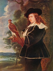 شاب مع صقر ، c1630