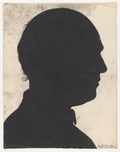 Silhouetportret فان جان برانديس بواسطة جان برانديز