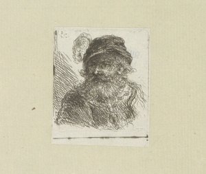 رجل Bebaarde يضع pluimhoed العمل الكامل للنقش لجون شالون / Oeuvre Complette des Eaux Fortes par Jean Chalon (عنوان السلسلة)