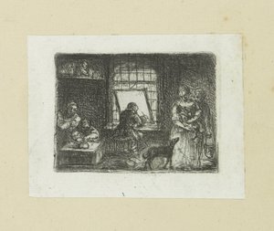 الداخلية فان اين برينتاتيلير العمل الكامل للنقش لجون شالون / Oeuvre Complette des Eaux Fortes par Jean Chalon (عنوان السلسلة) بواسطة كريستيان جوزي