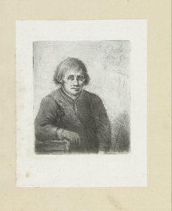شاب متكئ على طاولة العمل الكامل للنقش بواسطة John Chalon / Oeuvre Complette des Eaux Fortes par Jean Chalon (عنوان السلسلة) بواسطة كريستيان جوزي
