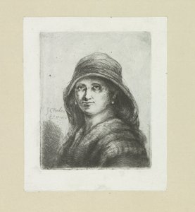 Jonge vrouw يضع غطاء محرك السيارة العمل الكامل للنقش لجون شالون / Oeuvre Complette des Eaux Fortes par Jean Chalon (عنوان السلسلة) بواسطة كريستيان جوزي