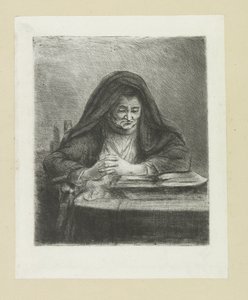 Lezende vrouw العمل الكامل للنقش لجون شالون / Oeuvre Complette des Eaux Fortes par Jean Chalon (عنوان السلسلة) بواسطة كريستيان جوزي