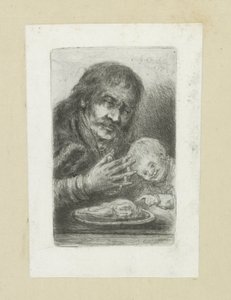 الرجل العيني aan de eettafel العمل الكامل للنقش لجون شالون / Oeuvre Complette des Eaux Fortes par Jean Chalon (عنوان السلسلة) بواسطة كريستيان جوزي