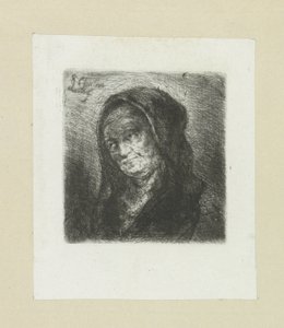 Oude vrouw التقى zwarte sluier The Complete Work of Etchings من تأليف John Chalon / Oeuvre Complette des Eaux Fortes par Jean Chalon (عنوان السلسلة) بواسطة كريستيان جوزي