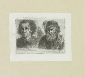 Twee mannen العمل الكامل للنقش لجون شالون / Oeuvre Complette des Eaux Fortes par Jean Chalon (عنوان السلسلة) بواسطة كريستيان جوزي