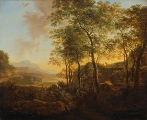 Wooded Hillside with Vista ، c.1645