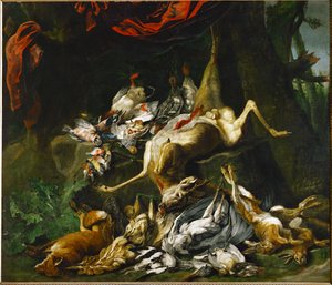 صورة ثابتة للعبة وفيرة (لوحة على قماش)