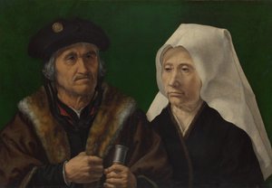 زوجان عجوزان ، ج. 1520 بواسطة يان جوسيرت