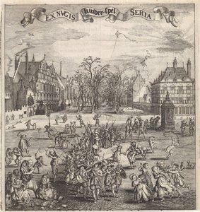 ألعاب أطفال في لاهاي لعبة أطفال (العنوان على الكائن) بواسطة Adriaen Pietersz van de Venne