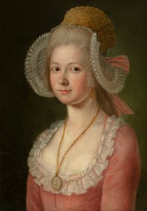 صورة لسيدة بغطاء ، 1785