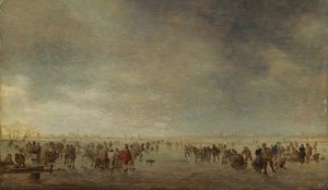 المتزلجون ، 1641 بواسطة جان جوزيفز فان جوين