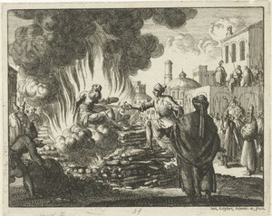 طعن Polycarp حتى الموت على وتد بواسطة جاكوبوس فان دير دايستر