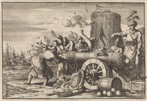 أثناء القصف الفرنسي للجزائر ، تم تحميل القنصل الفرنسي في مدفع من قبل الجزائريين وقتل ، 1683 بواسطة جان لويكن