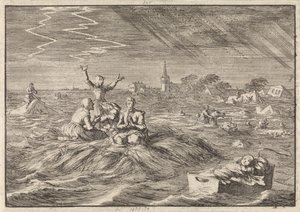فيضان في جرونينجن 1686 بواسطة جان لويكن