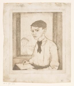 رسم صورة ذاتية من النافذة