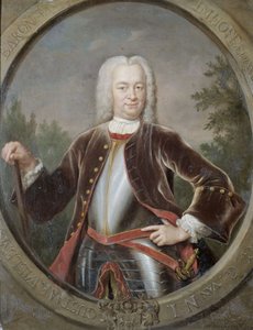الهولندي: غوستاف ويليم بارون بارون فان إيمهوف (1705-50). الحاكم العام (1743-1750) صورة شخصية لغوستاف ويليم، البارون فان إيمهوف، الحاكم العام لشركة الهند الشرقية الهولندية