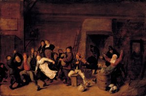مشهد احتفالي ، كاليفورنيا. 1650. بواسطة جان مانس مولينير