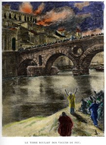 تدحرجت التيبر (Tevere) موجات من النار