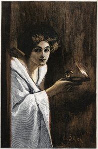 رسم توضيحي لجان ستيكا (1858-1925) لرواية "Quo Vadis" بقلم هنريك سينكيويتز.