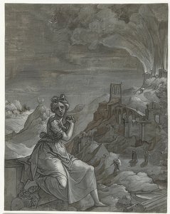 يرثي كاساندرا سقوط تروي. 1550-55
