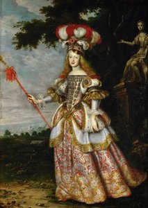 مارجريتا تيريزا ، انفانتا من إسبانيا 1651-1673 ، في زي مسرحي ، 1667
