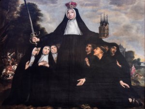 يان فيرهوفن (نشط 1642-1676) القديسة بيغا راعية المتسولين والمتسولات كنيسة بيجيناج ميكلين 19-08-2023 بواسطة جان فيرهوفن