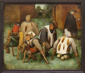 المتسولون (زيت على لوح) بواسطة جان الأكبر بروغل