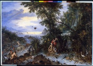 ماء. اللوحة بواسطة Brueghel Jan I