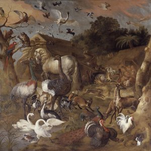 سفينة نوح ، حوالي عام 1710 (زيت على قماش)